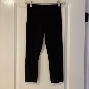 Lululemon black yoga pants size 2